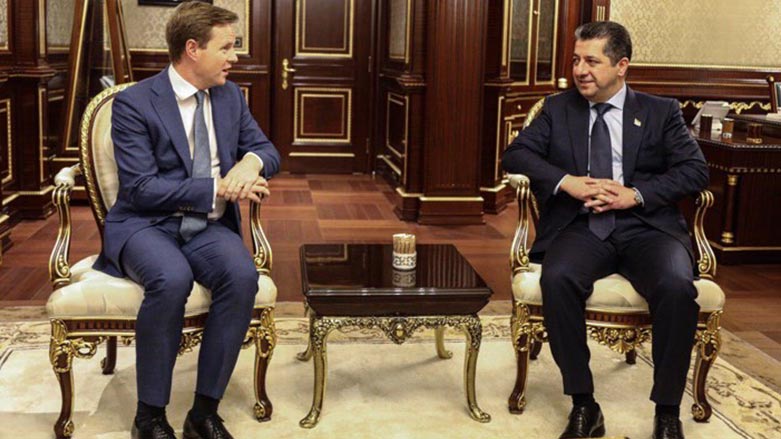 Mesrûr Barzanî û Balyozê Brîtanya li Iraqê pêwendiyên dualî guftûgo kirin